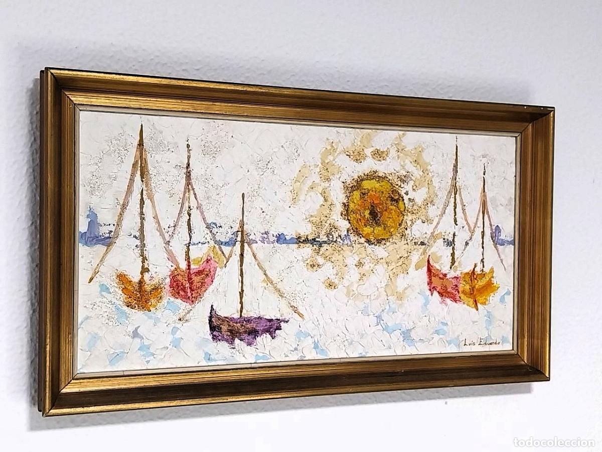 Arte: Pintura &Oacute;leo Original Luis Eduardo - Soporte Canvas Grumbacher NY (57x32 cm)