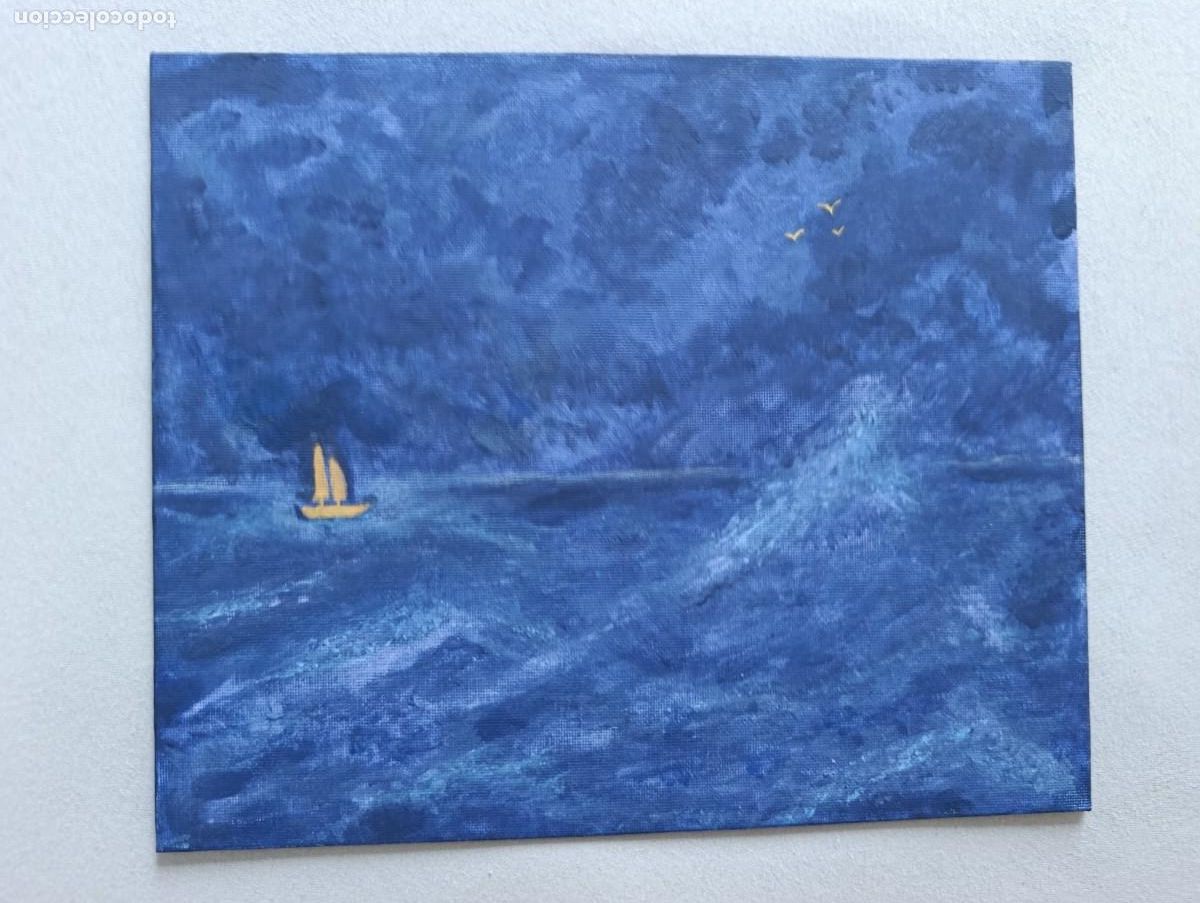 Arte: &rdquo;Al otro lado de la tormenta&rdquo; d&iacute;ptico en acr&iacute;lico. - Foto 5