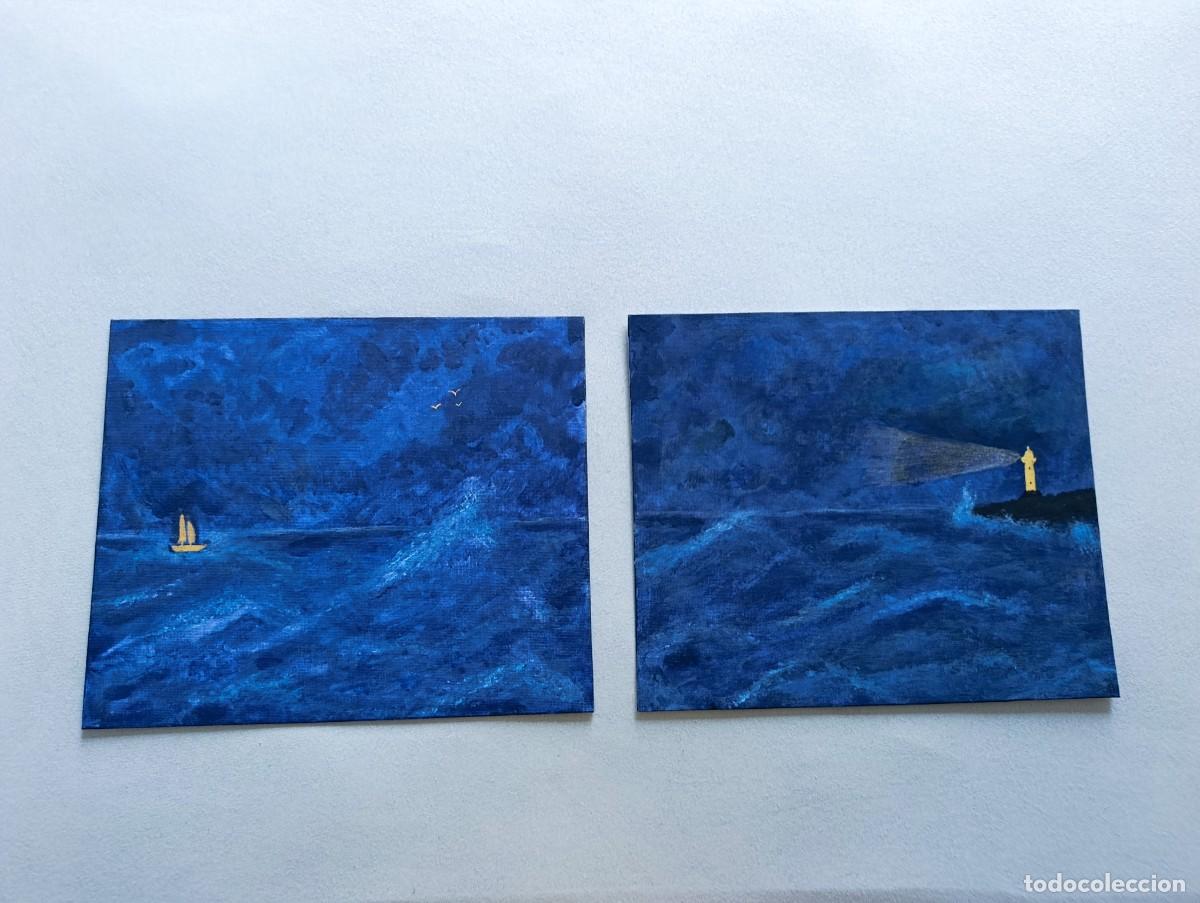 Arte: &rdquo;Al otro lado de la tormenta&rdquo; d&iacute;ptico en acr&iacute;lico. - Foto 6