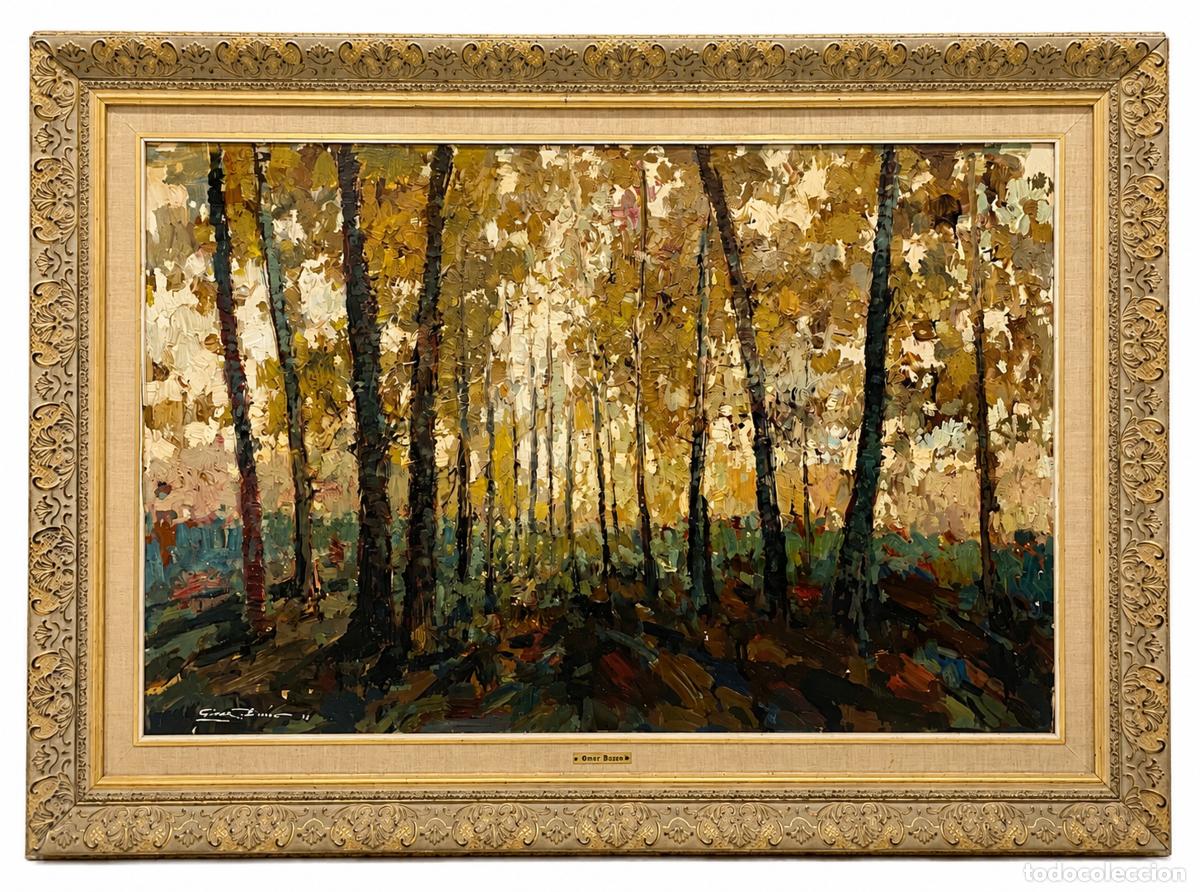 Arte: LUIS GINER BUENO - BOSQUE - OLEO LIENZO - 65 X 100 CM