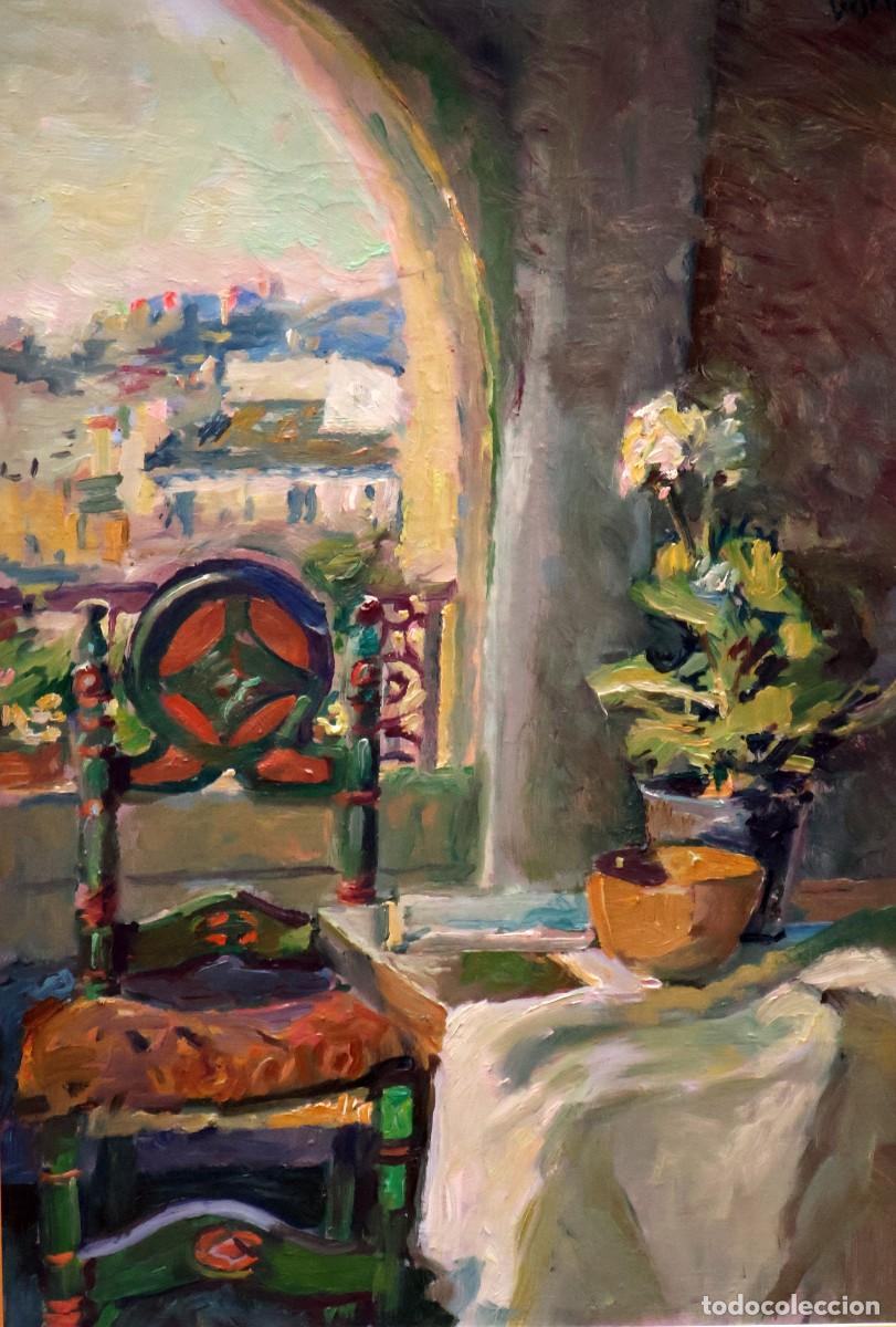 Arte: ANTONI TUSELL I RIBAS (Terrassa, 1908&ndash;1998) OLEO SOBRE TELA. INTERIOR MEDITERR&Aacute;NEO