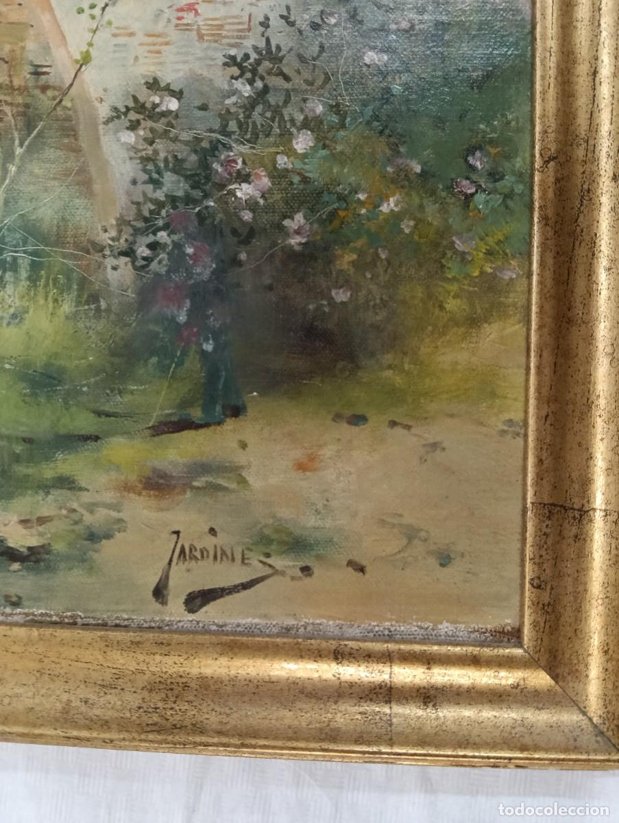 Arte: Oleo sobre lienzo pagado a tabla