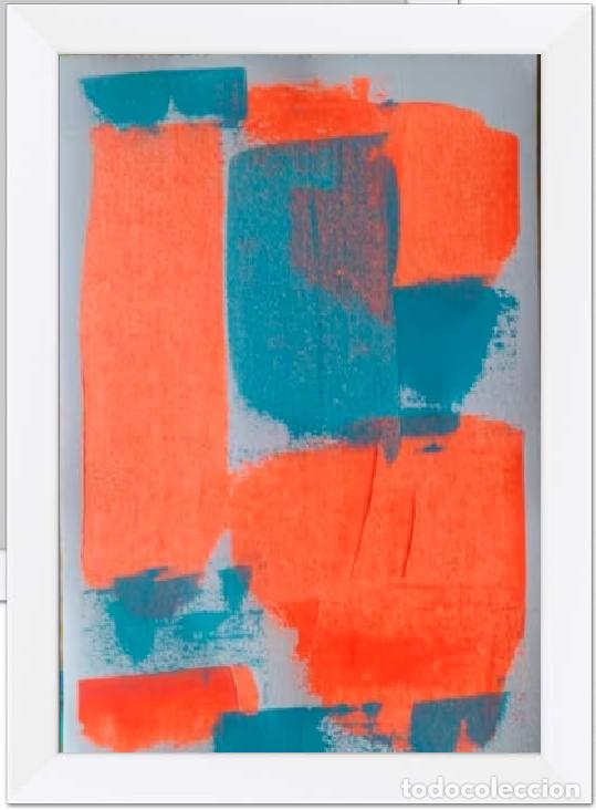 Arte: Cuadro impreso oleo acr&iacute;lico con marco 29,7 &times; 42 cm alta calidad arte