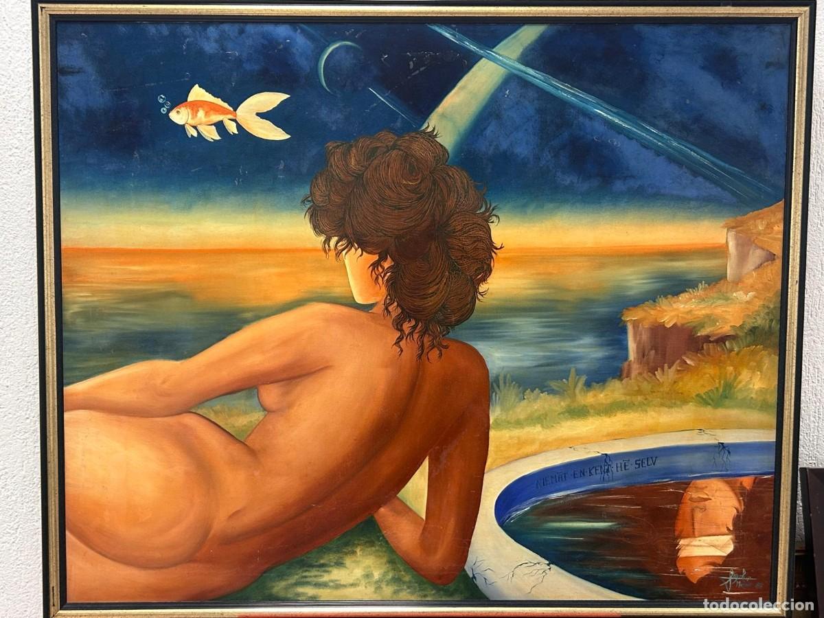 Arte: &Oacute;leo Surrealista Original de &Aacute;ngel Molina (1988)