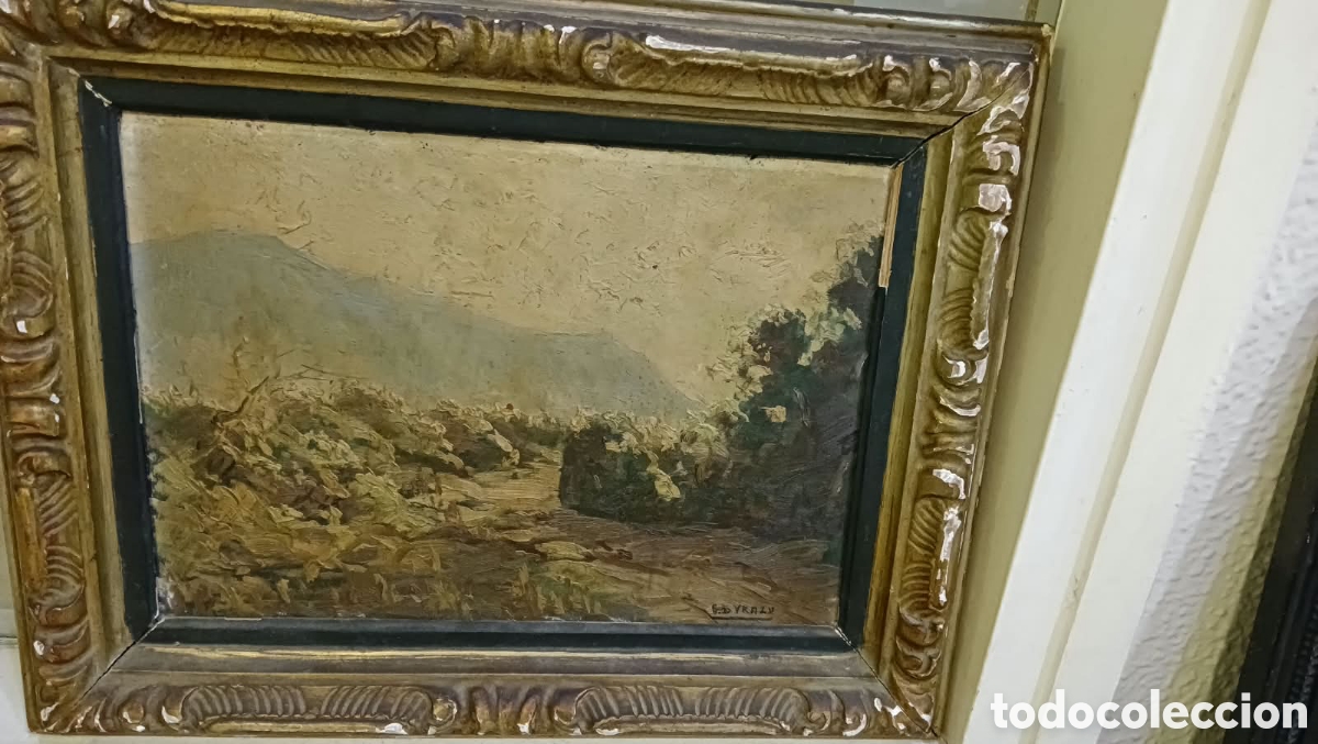 Arte: &oacute;leo firmado por D. Yrazu