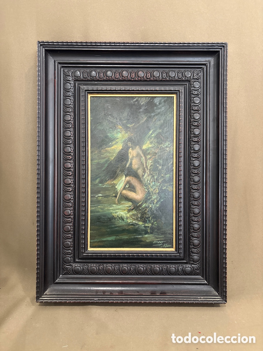 Arte: Precioso cuadro de LLORET 1989,pintor alicantino*VER FOTOS*original*SOBRE TABLA*