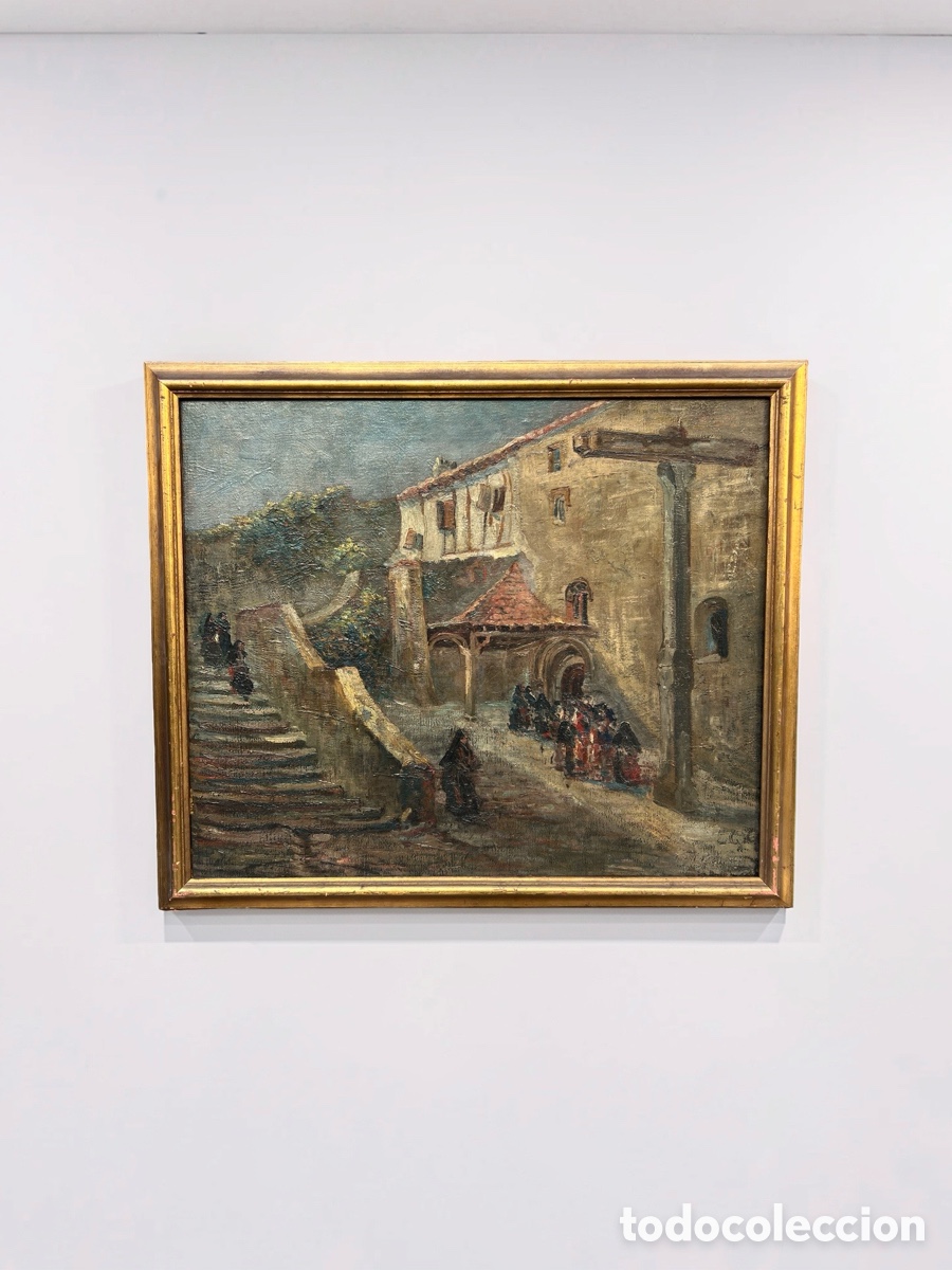Arte: PAISAJE DE PUEBLO (FINALES DEL SIGLO XIX)