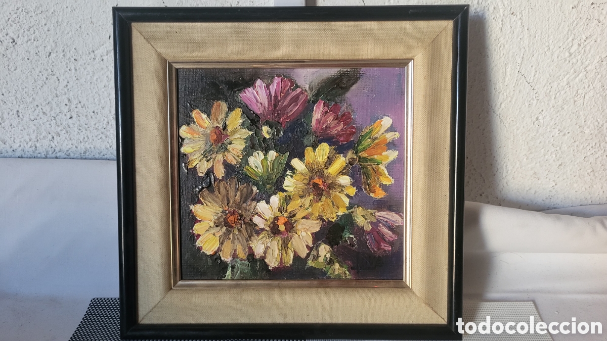 Arte: Cuadro pintura &oacute;leo sobre tabla