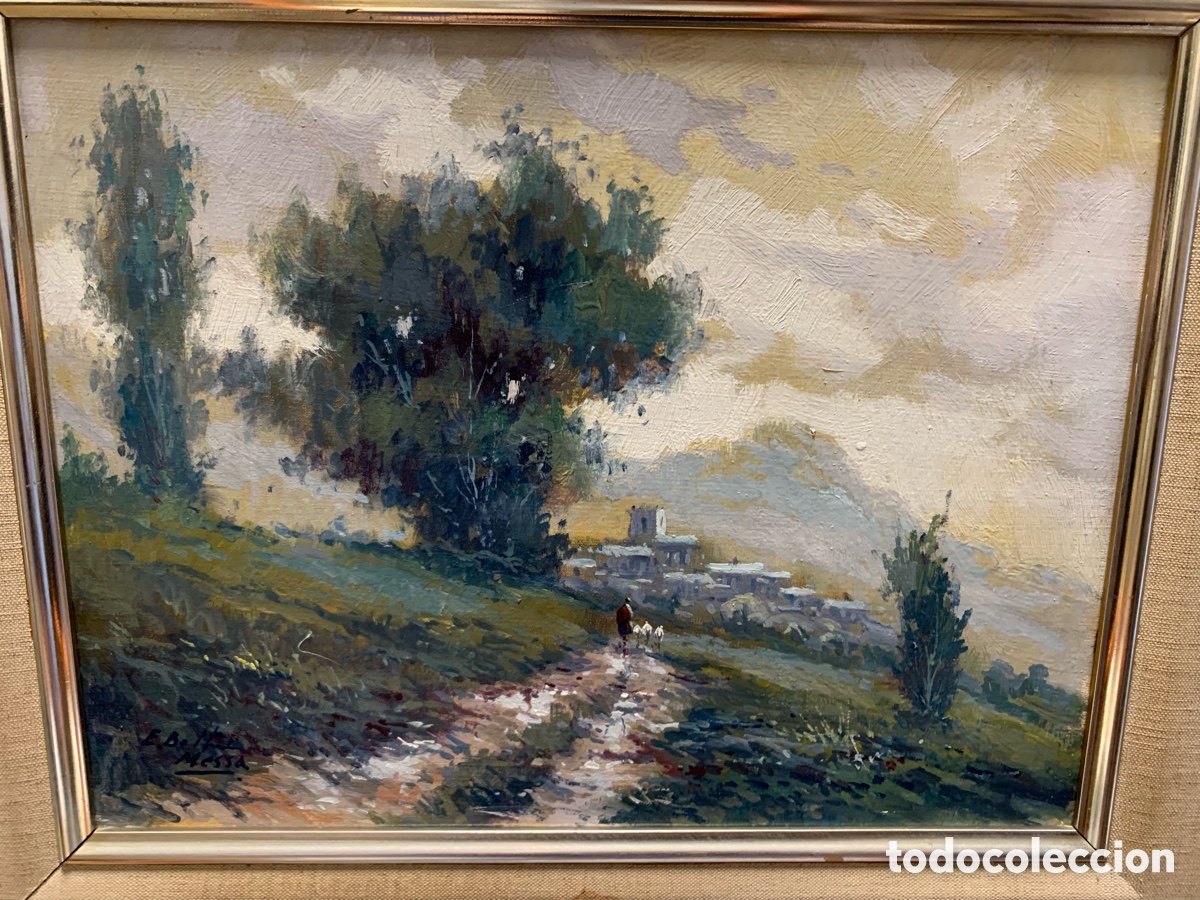 Arte: Enric Beltr&aacute;n Mesa 1940-2006, 34x26 obra y 54,5x46,5 con marco