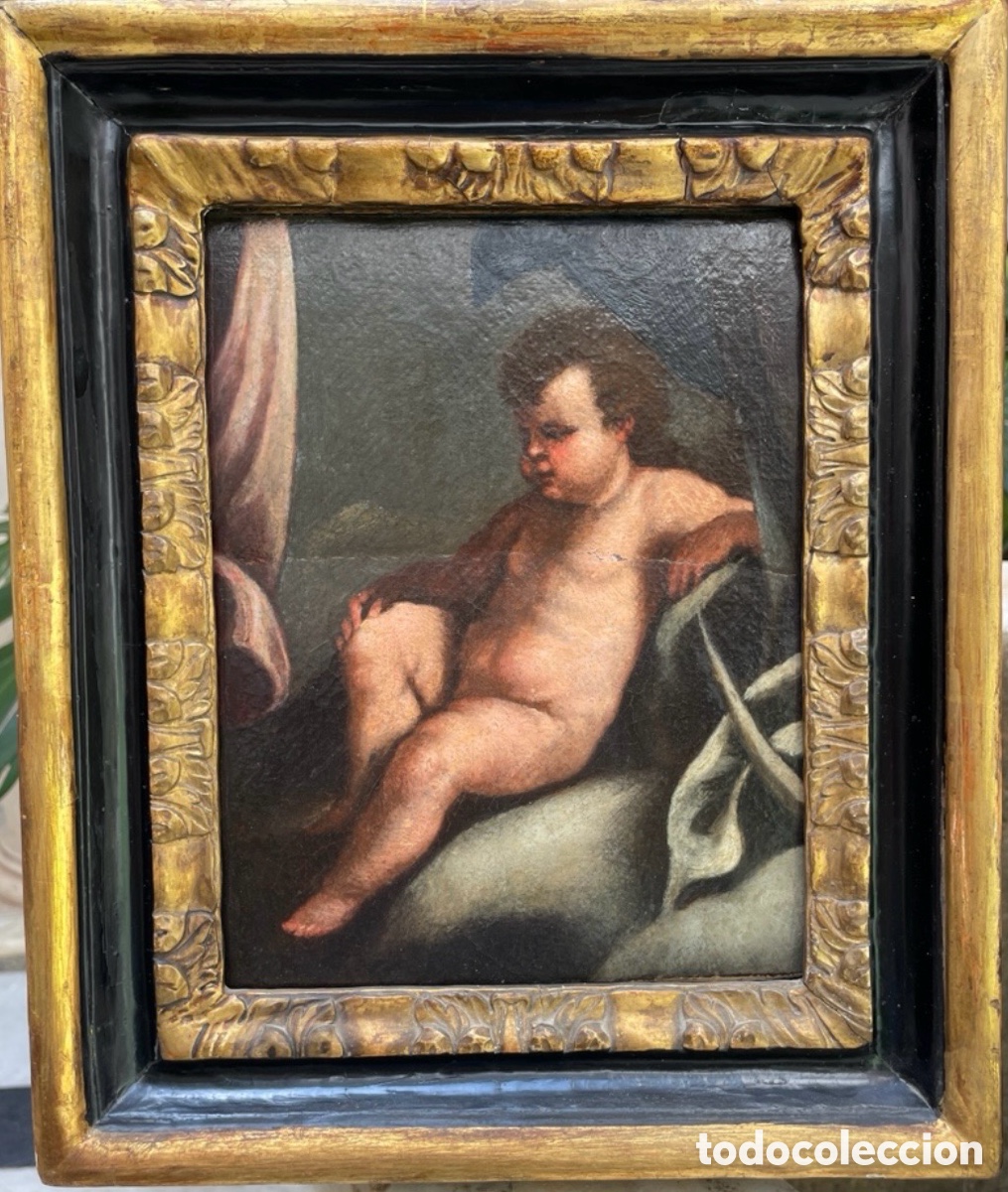 Arte: Tabla sobre &oacute;leo S.XVII - Foto 4