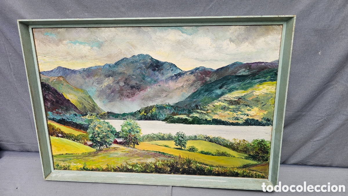 Arte: Pintura original de la famosa arti brit&aacute;nica GLADYS CLAYTON