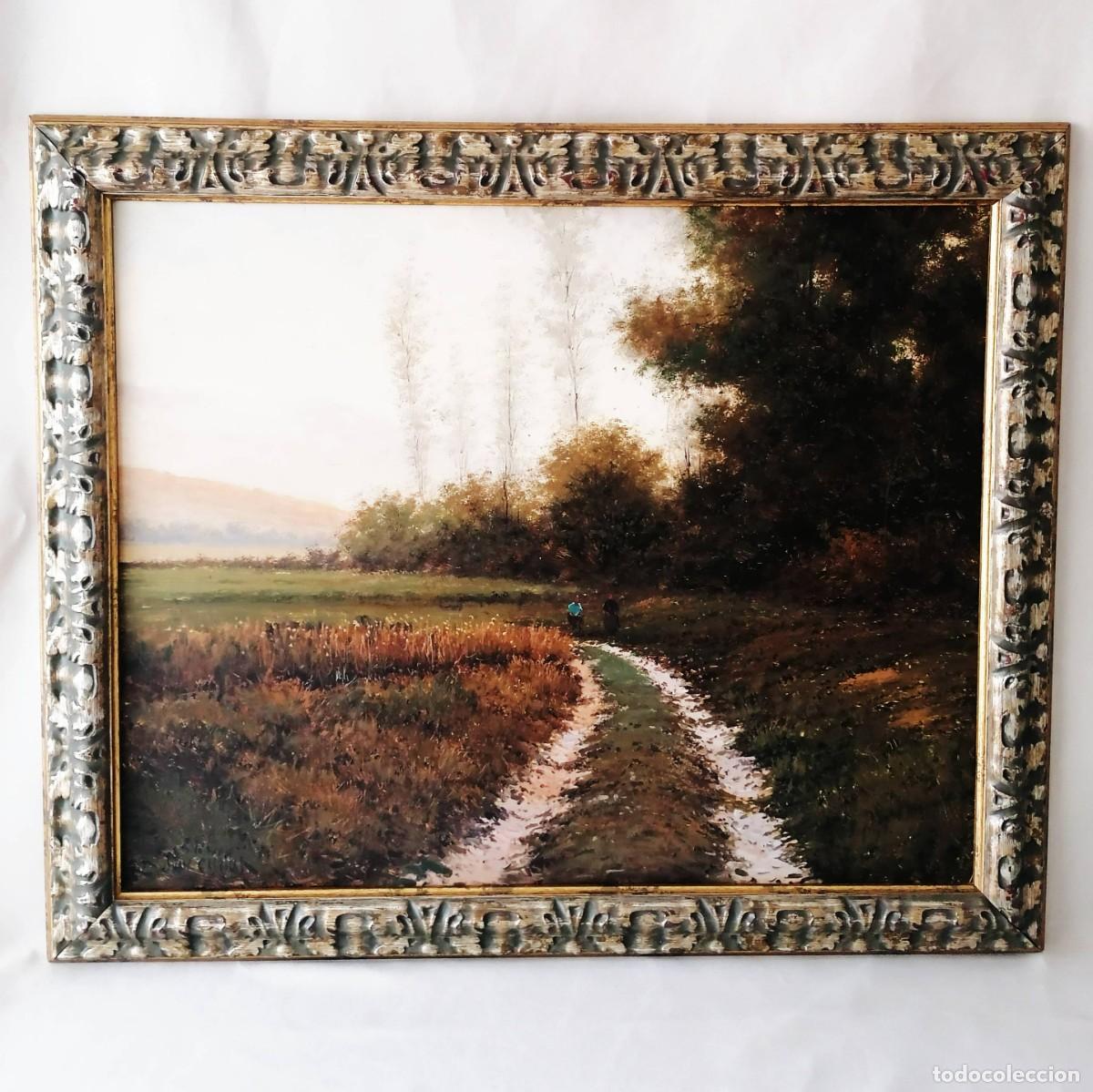 Arte: Paisaje rural - Juan Casellas ( 80x64 cm sin marco, 95x79 cm con marco )