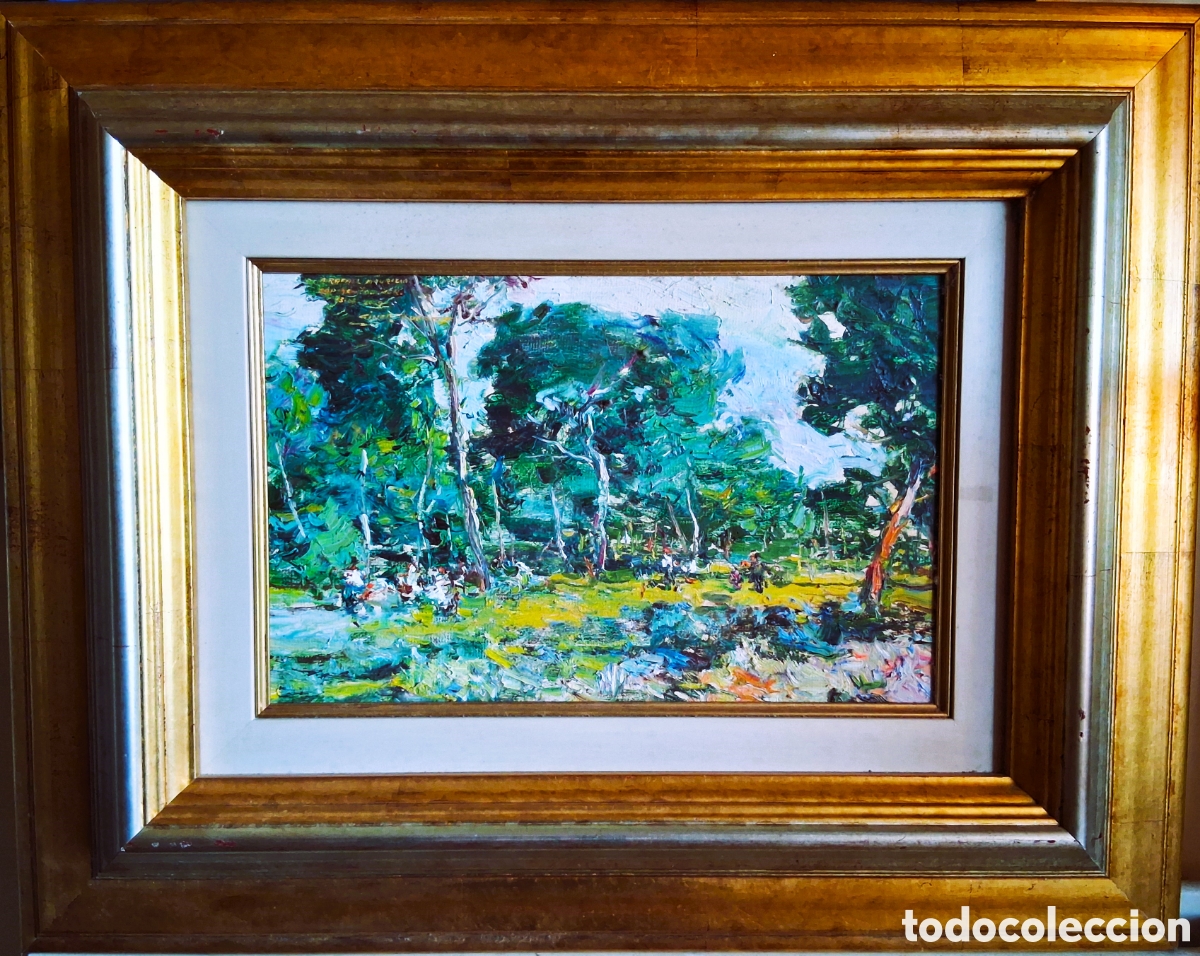 Arte: Luis Giner Bueno (Godella 1935-2014) -&rdquo;Rinc&oacute;n de Portaceli&rdquo; &oacute;leo sobre lienzo (27,5 x 41)&agrave;