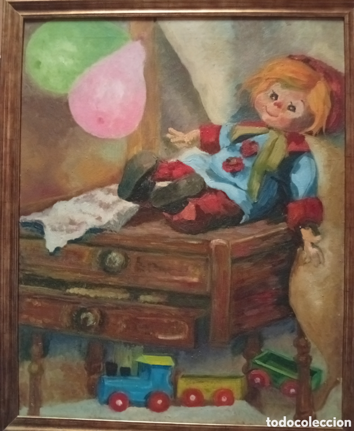 Arte: Preciosa pintura oleo lienzo