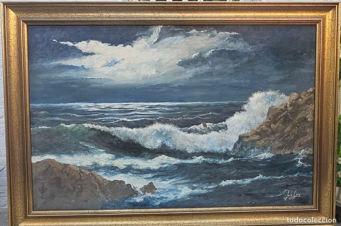 Arte: Pintura Marina Brava de Jos&eacute; Luis (1975)