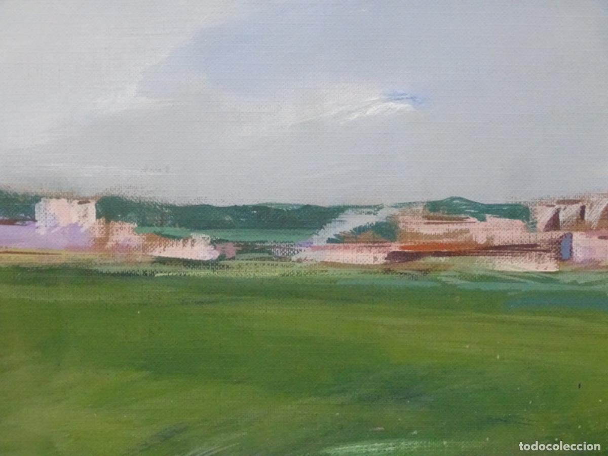 Arte: PAISAJE CON PUEBLO POR DETERMINAR AL &Oacute;LEO, ATRIBUIDO A JAUME GENOVART.