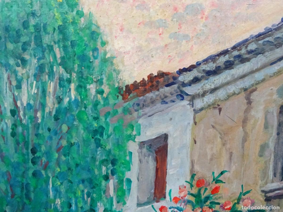 Arte: &Oacute;LEO TABLEX ADOLFO MONCL&Uacute;S DURANGO 1982. ROPA TENDIDA. - Foto 4