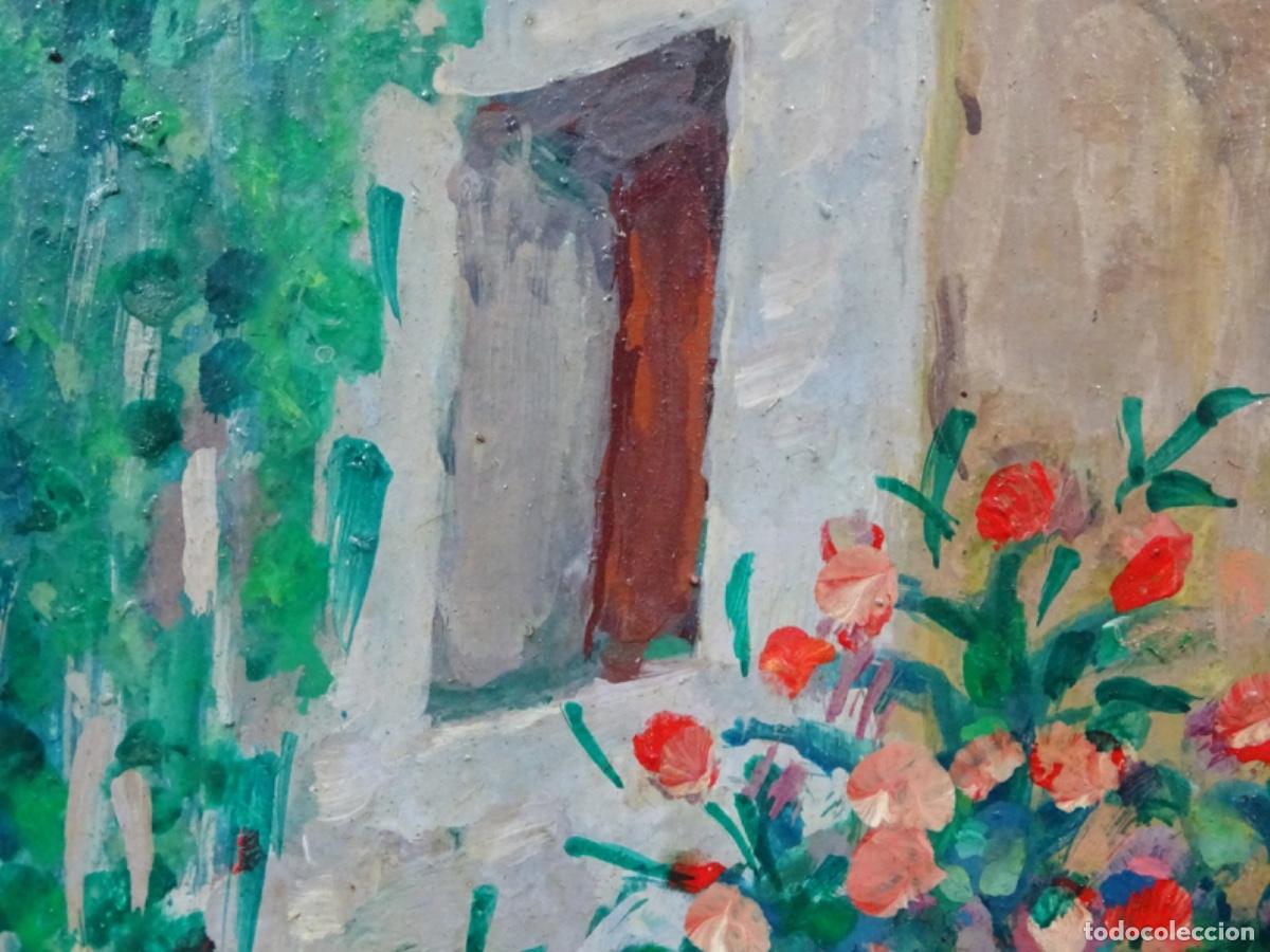 Arte: &Oacute;LEO TABLEX ADOLFO MONCL&Uacute;S DURANGO 1982. ROPA TENDIDA. - Foto 14