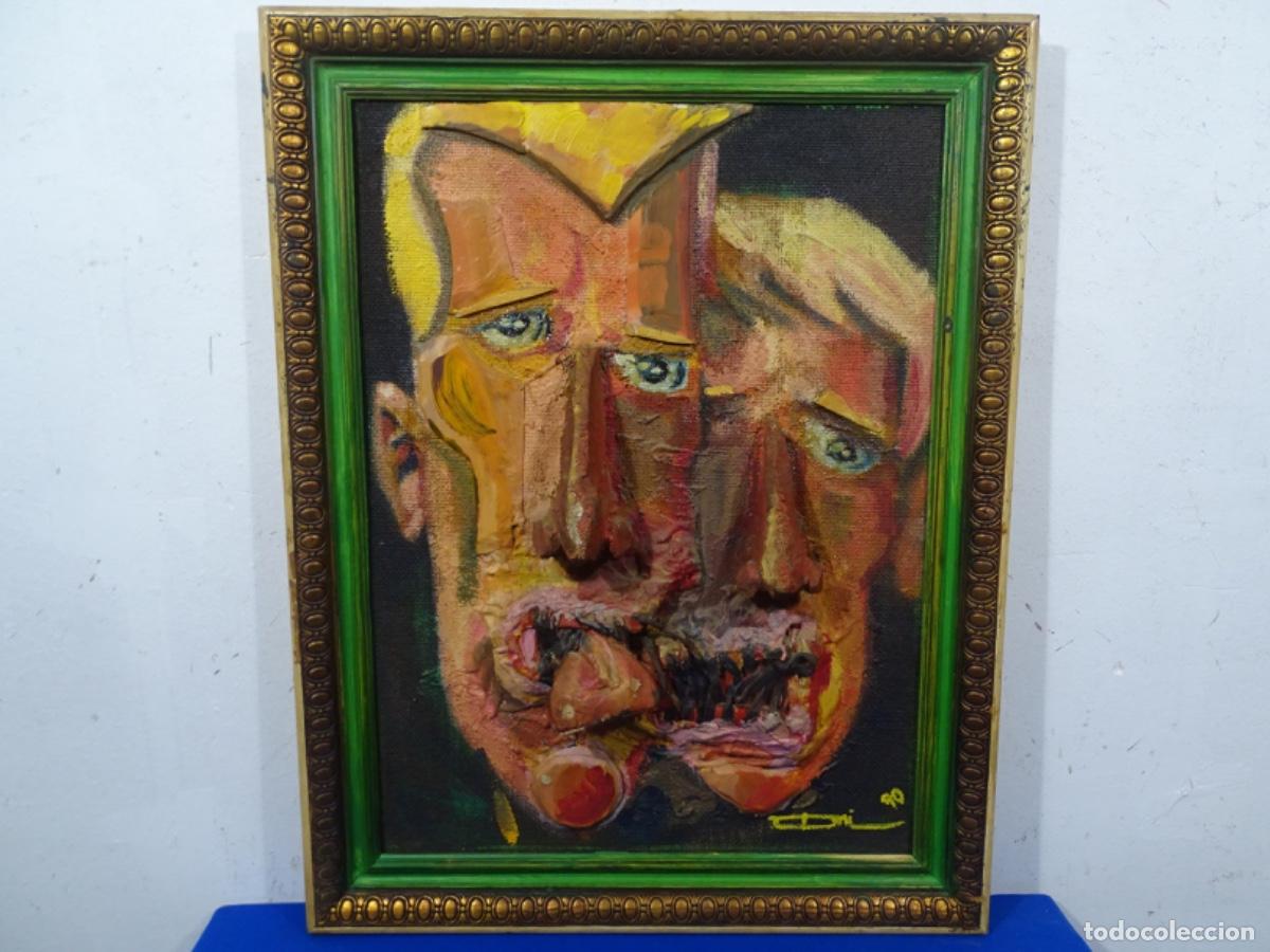Art: T&Eacute;CNICA MIXTA Y ESCULTURA DE FIRMA ILEGIBLE. RETRATOS 1990.