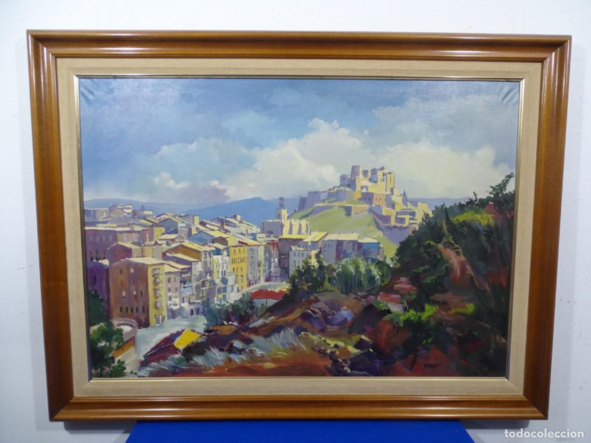 Arte: GRAN OLEO TELA FERNADO VICENTE. PANOR&Aacute;MICA DE CARDONA.