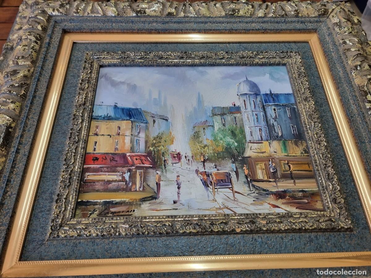Arte: Cuadro parisino, paisaje clasico