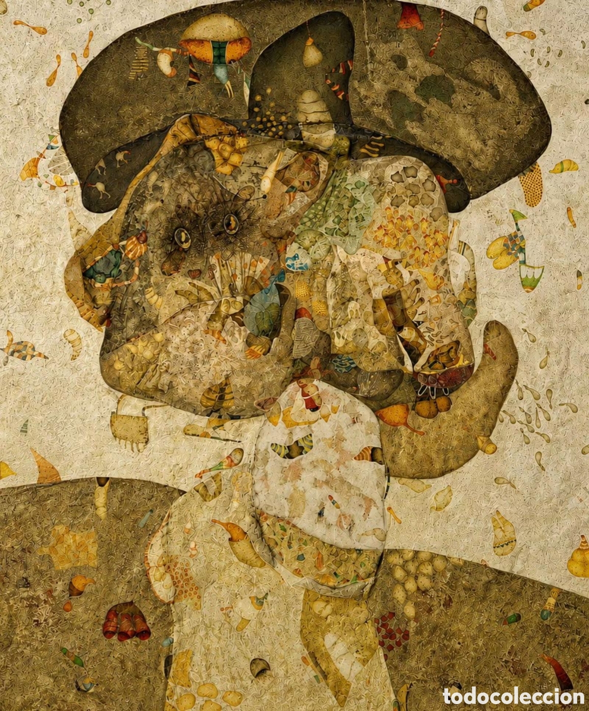 Arte: Antonio Jimenez (M&aacute;laga 1945-2011) magnifica pintura de su mejor &eacute;poca, firmada.