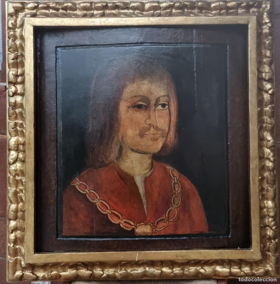 Arte: RETRATO DE CABALLERO (o rey) - Foto 6