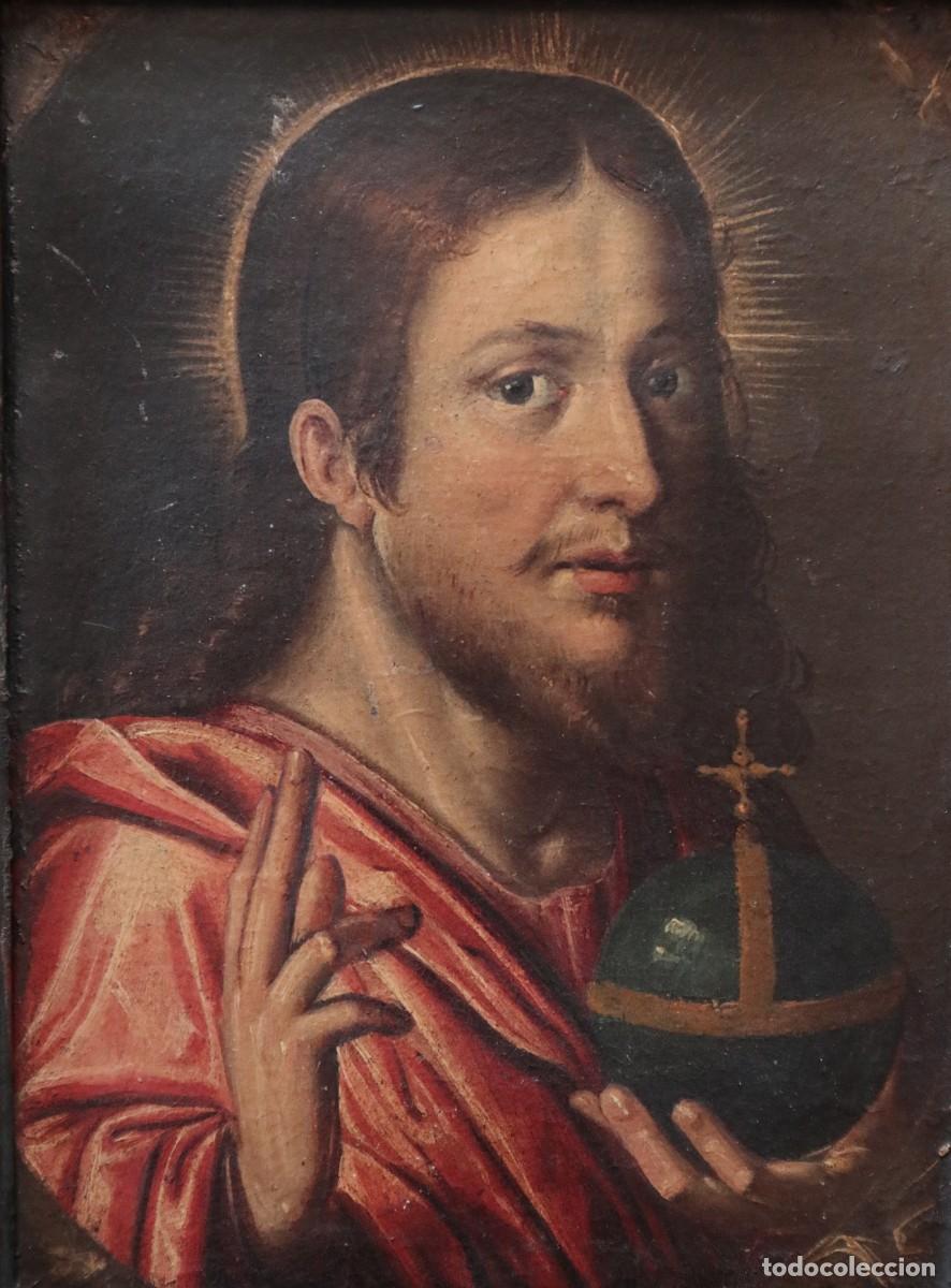 Arte: D&iacute;ptico. Jes&uacute;s y la Virgen Mar&iacute;a. &oacute;leo sobre lienzo pegado a madera. Siglo XVI.