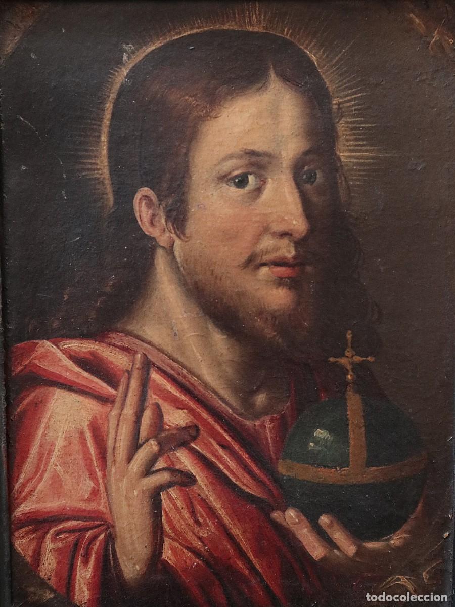Arte: D&iacute;ptico. Jes&uacute;s y la Virgen Mar&iacute;a. &oacute;leo sobre lienzo pegado a madera. Siglo XVI.
