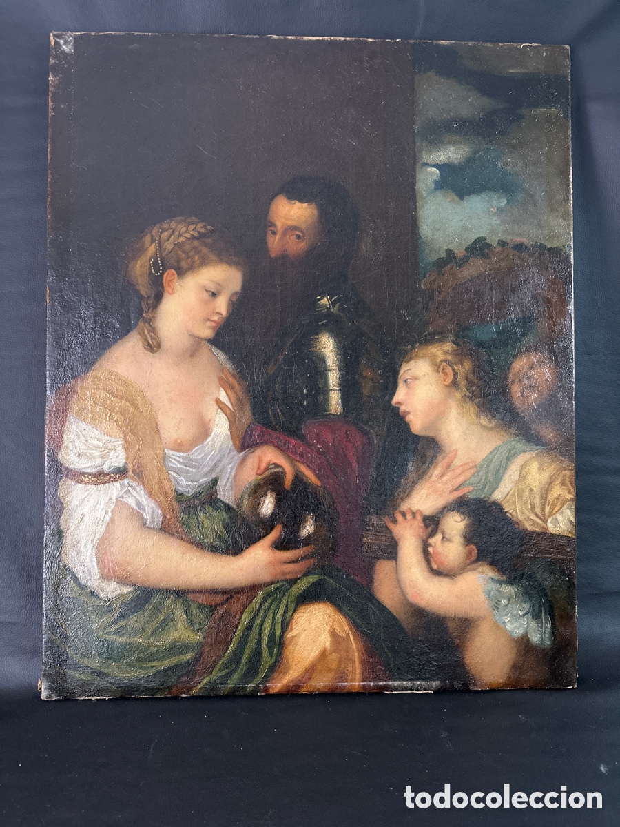 Art: AN&Oacute;NIMO. OLEO SOBRE LIENZO DEL SIGLO XVIII.