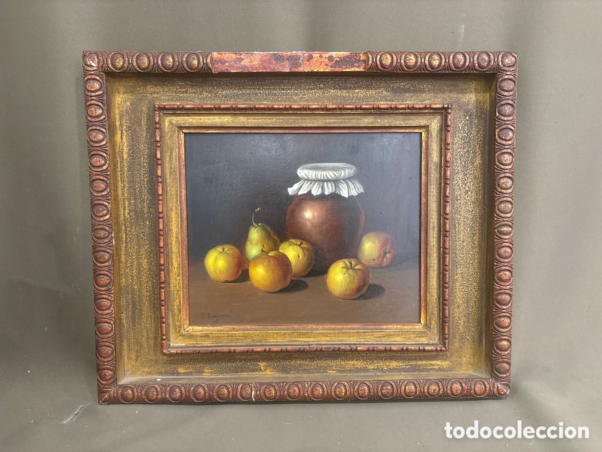 Arte: Pintura sobre tabla,Jos&eacute; Manuel izquierdo,bodeg&oacute;n o naturaleza muertq*ver fotos*