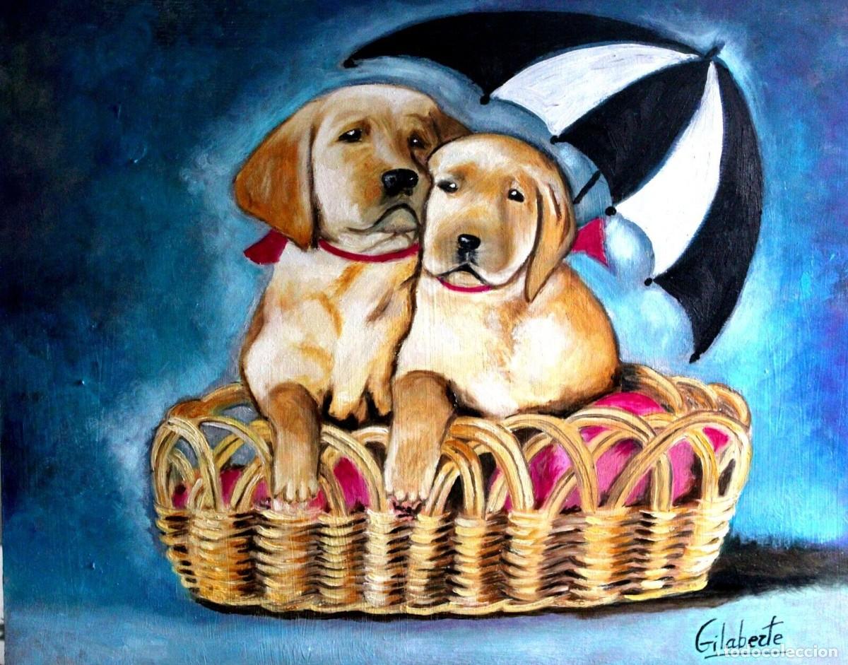 Kunst: Perritos obra de Mercedes Gilaberte