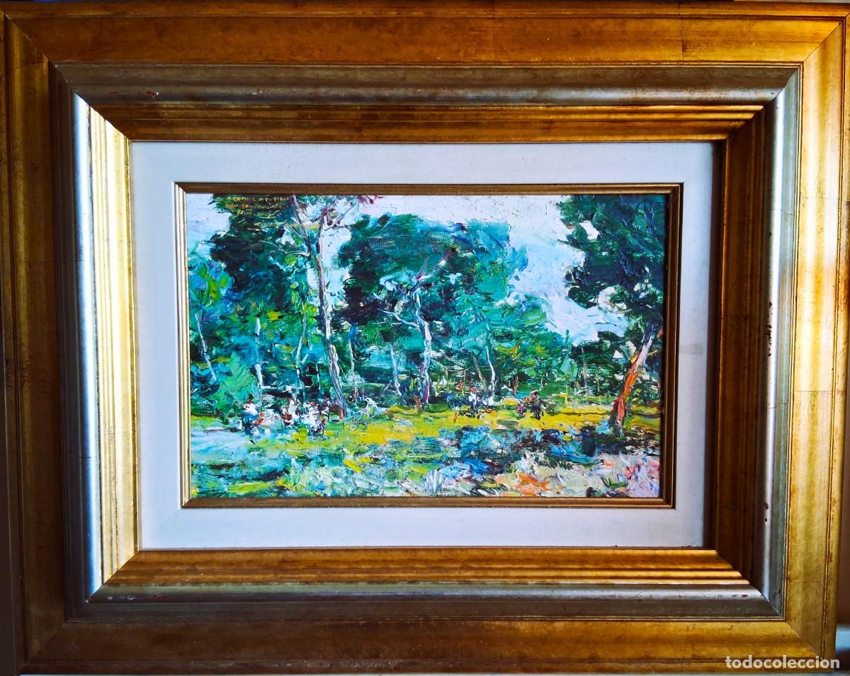 Kunst: Giner Bueno (Godella 1935-2014) -&rdquo;Rinc&oacute;n de Portaceli&rdquo; &oacute;leo sobre lienzo (27,5 x 41) a&ntilde;o 2009