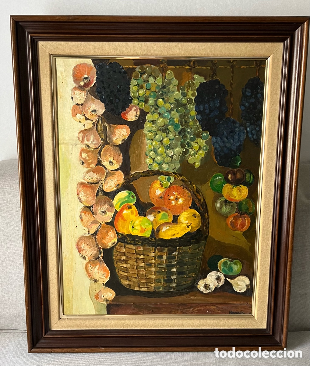 Arte: &Oacute;leo sobre lienzo Bodeg&oacute;n