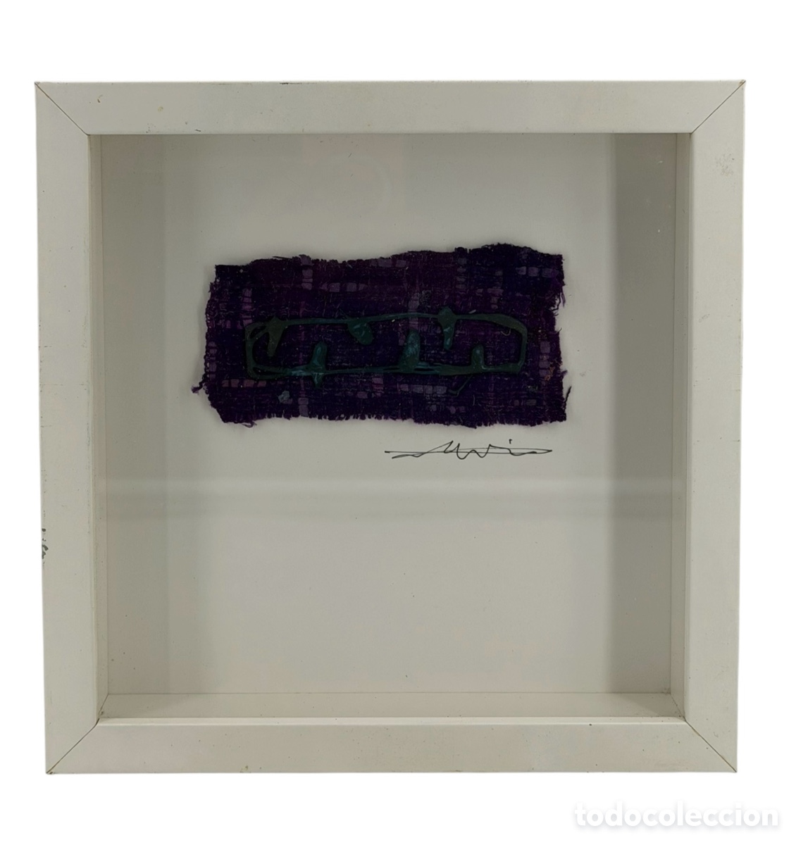 Kunst: Pintura T&eacute;cnica Mixta Firmado y Enmarcado