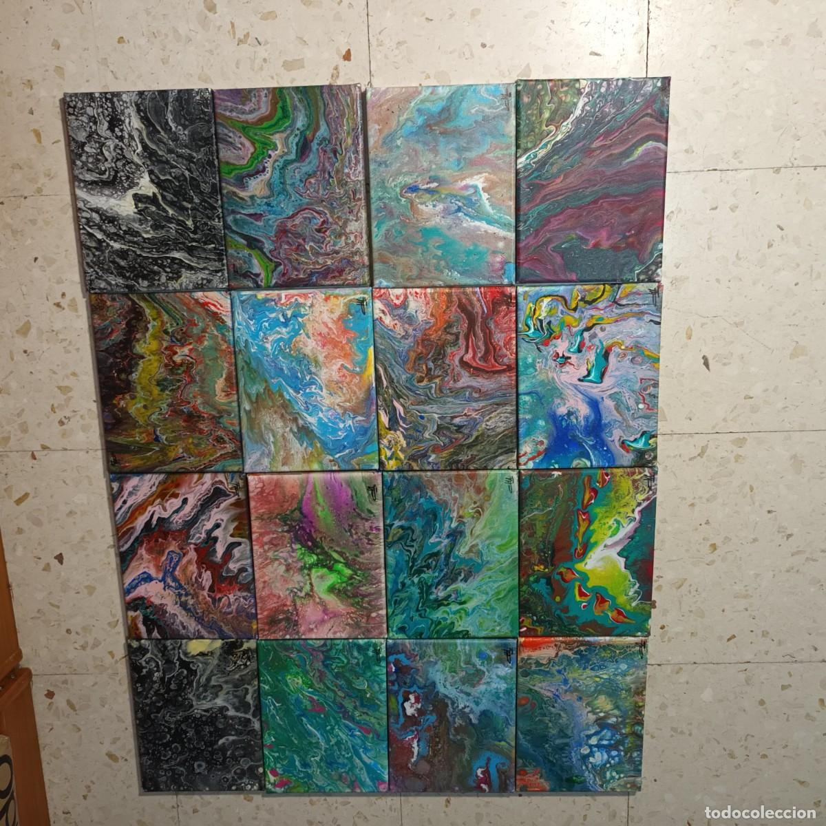 Kunst: Pintura Acr&iacute;lica Abstracta 98x89 cm Original
