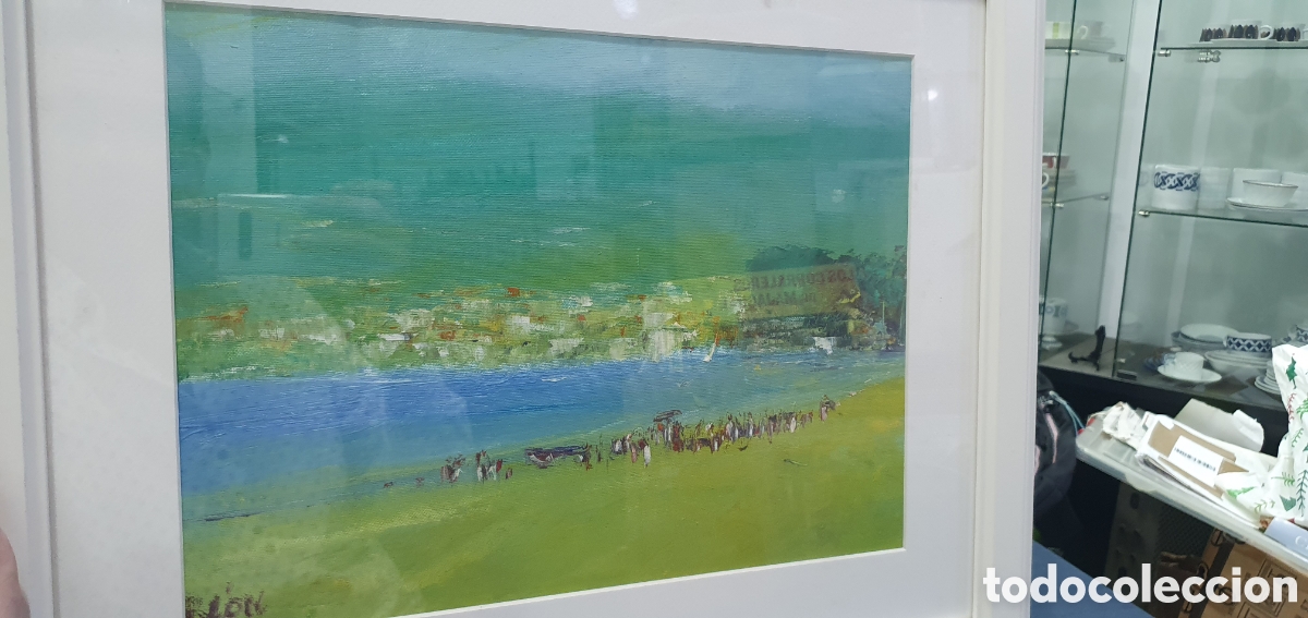 Arte: Carlos Barc&oacute;n. Pintor ferrolano. Ferrol. Oleo. (L135)