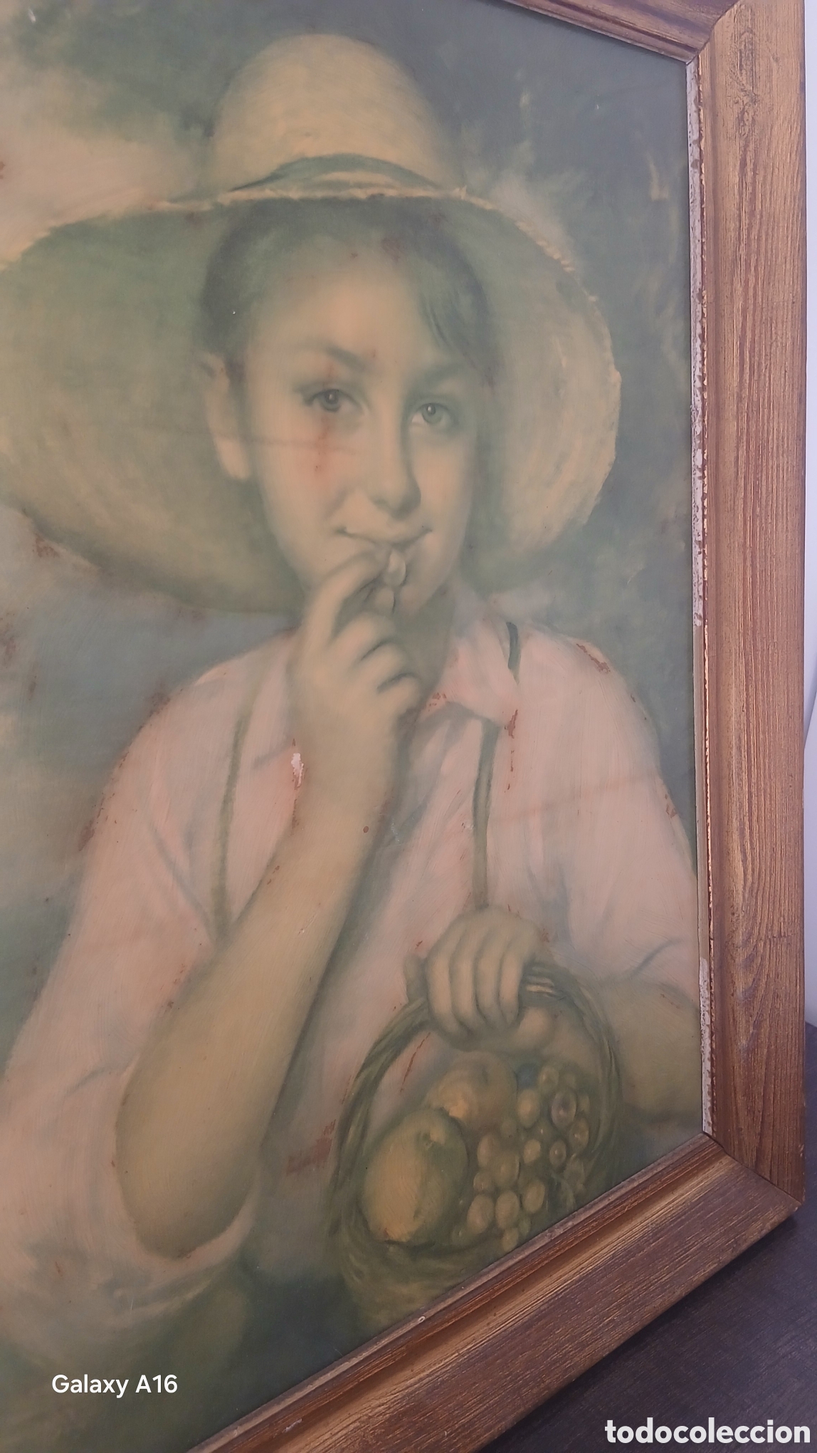 Arte: cuadro pintado sobre madera, con firma del autor. Medidas 50&times;60