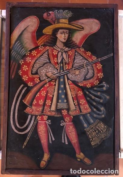 Arte: Cuadro &Oacute;leo Escuela Cuzque&ntilde;a.
