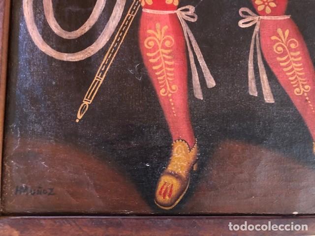 Arte: Cuadro &Oacute;leo Escuela Cuzque&ntilde;a. - Foto 2