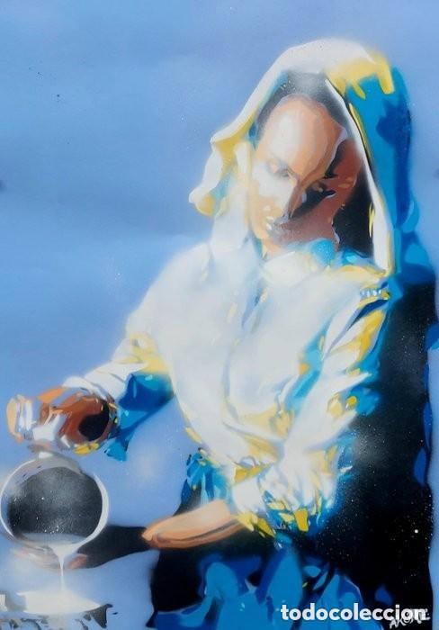 Kunst: AKORE (1976) - 'THE AFRO MILKMAID' - 100x70cm.