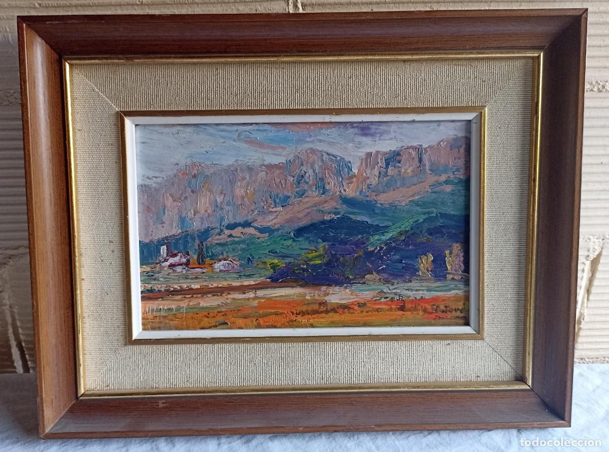 Kunst: Pintura J.Jov&eacute; paisaje en &oacute;leo