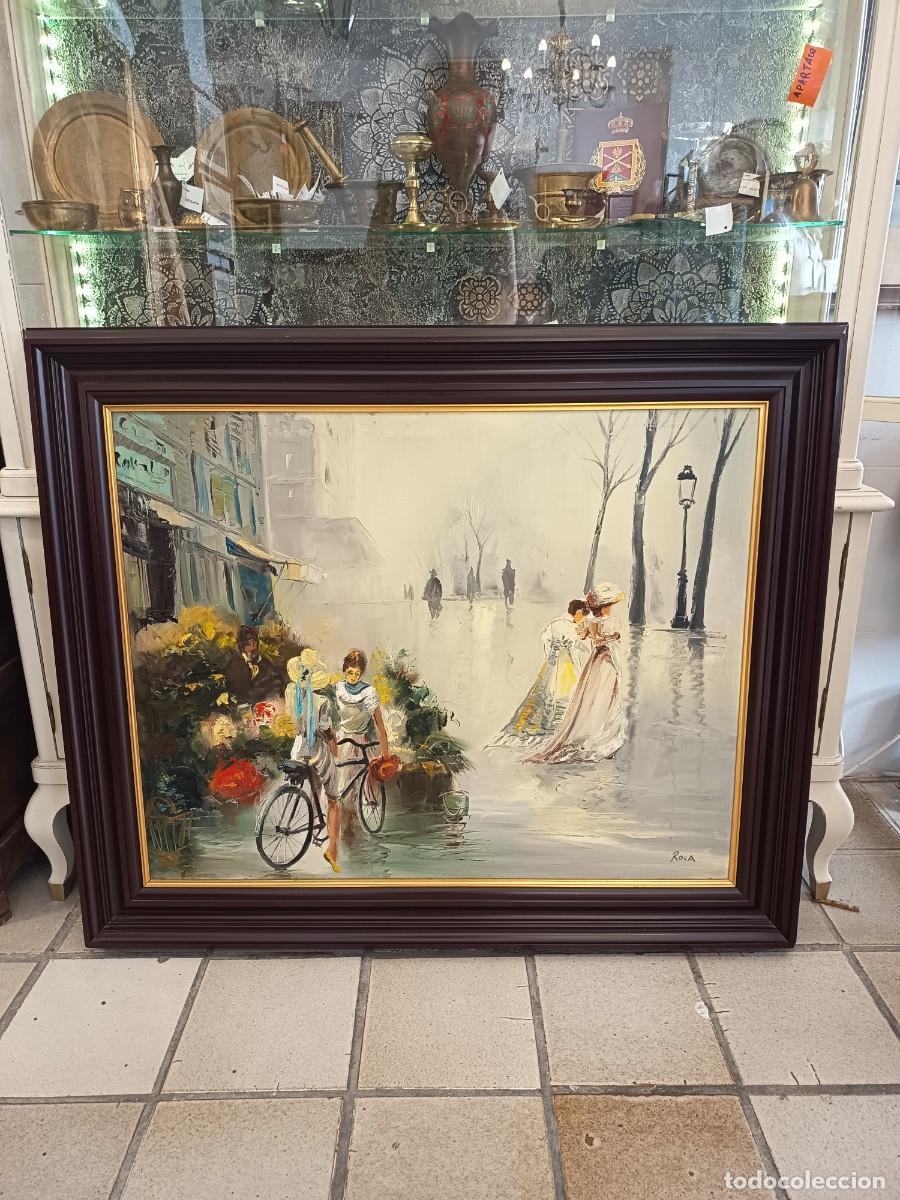 Arte: Cuadro &Oacute;leo La Belle &Eacute;poque 113x 94 cm