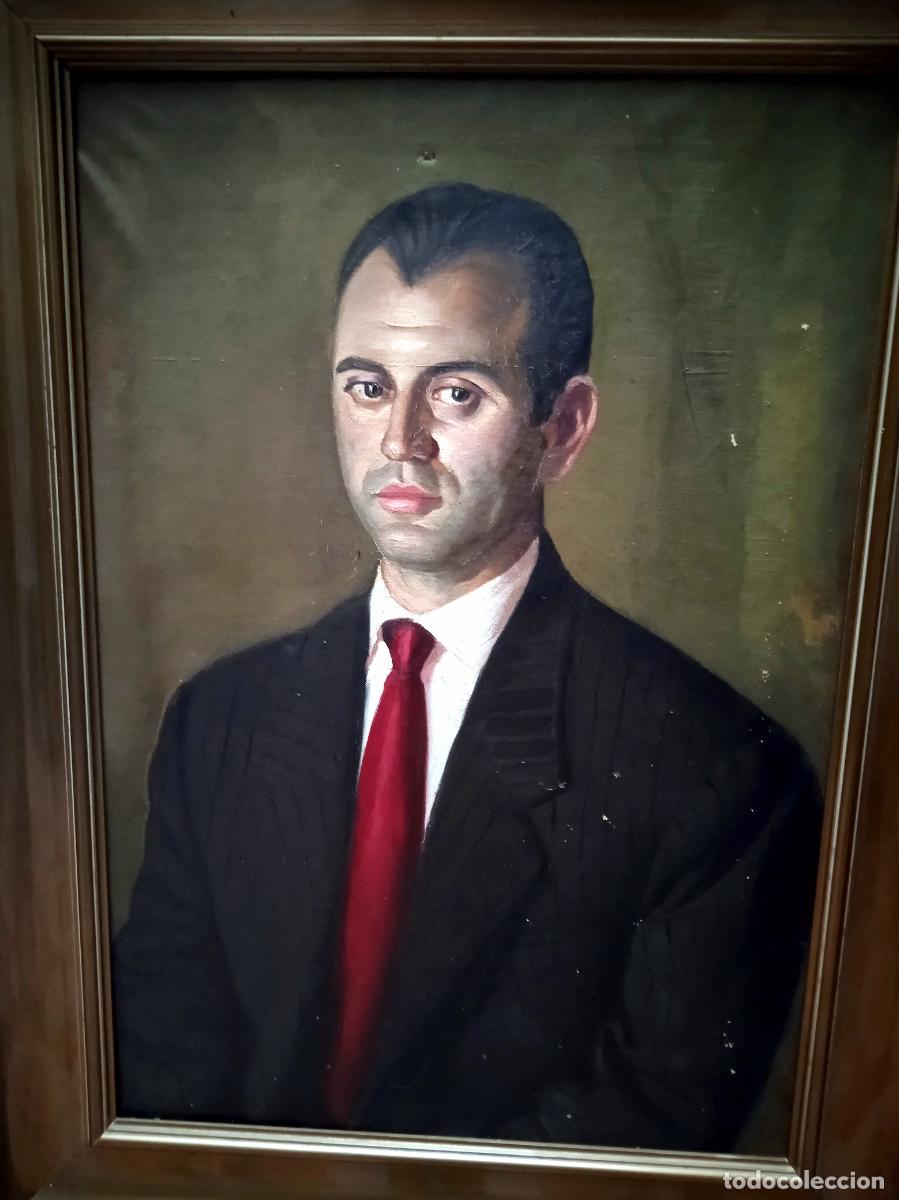 Arte: Francisco Montoro Soto (Granada, 1921-2004): &rdquo;Posible autorretrato del pintor&rdquo;. &Oacute;leo sobre lienzo.