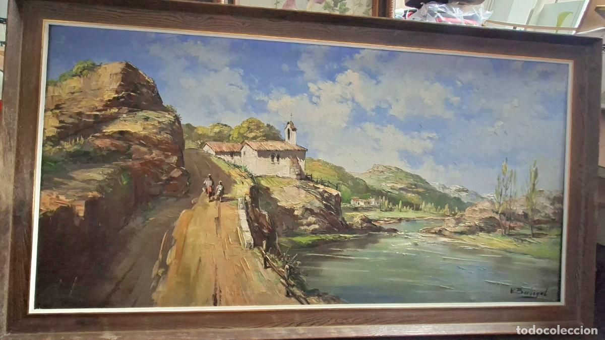 Arte: &Oacute;leo sobre lienzo - Paisaje - Victorino Berbegal, obra XL