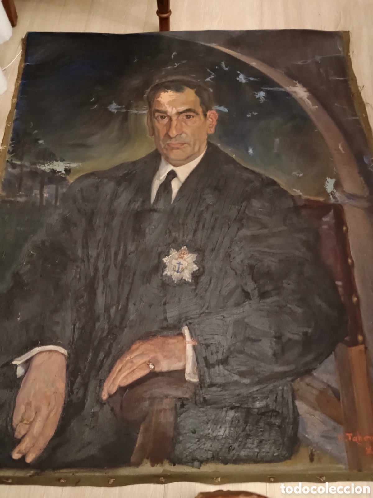 Arte: Guillermo Taboada Infante cuadro para restaurarlo - Foto 4