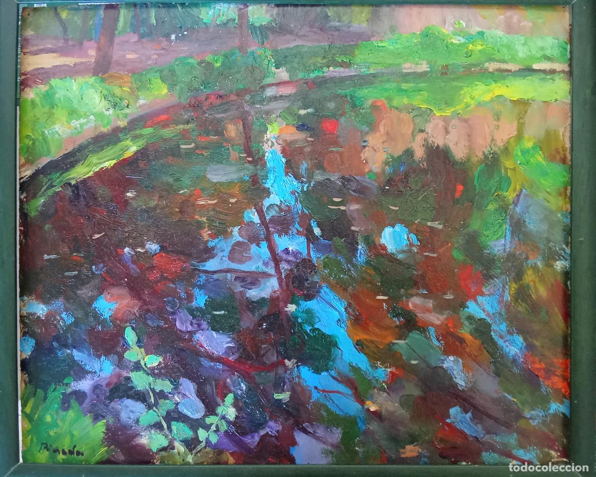 Art: ANTONIO PINEDA SALMER&Oacute;N - REFLEJOS EN EL ESTANQUE -