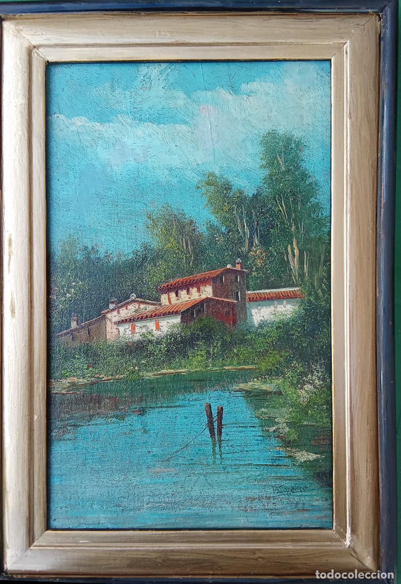 Art: JOS&Eacute; FRANCO CORDERO - PAISAJE FLUVIAL-