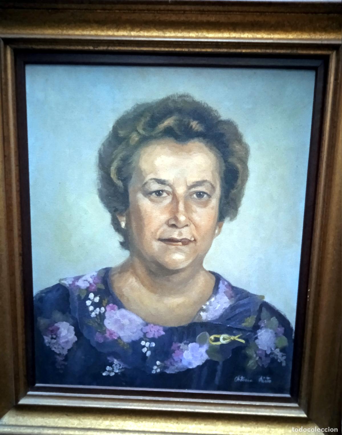 Kunst: Antonia Nieto Saltar (Sevilla, 1947): Autorretrato.