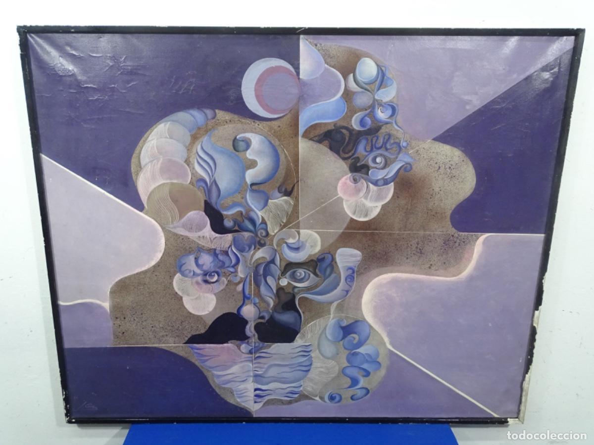 Arte: GRAN &Oacute;LEO SOBRE TELA LUIS CRESPO ORD&Oacute;&Ntilde;EZ. ETAPA INTERESANTE DEL AUTOR.